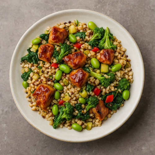 field-doctor-teriyaki-salmon-rice Teriyaki Salmon with Whole Grain Rice from Field Doctor – dietitian-designed frozen meal UK review on mealkitreviews.co.uk
