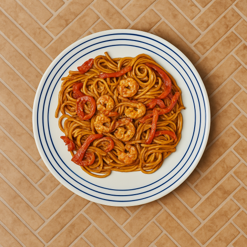 Pink Pesto, Prawn & Pepper Linguine from Gousto – UK recipe box review on mealkitreviews.co.uk